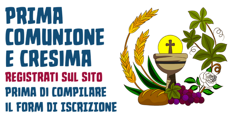 link a registrazione prima comunione