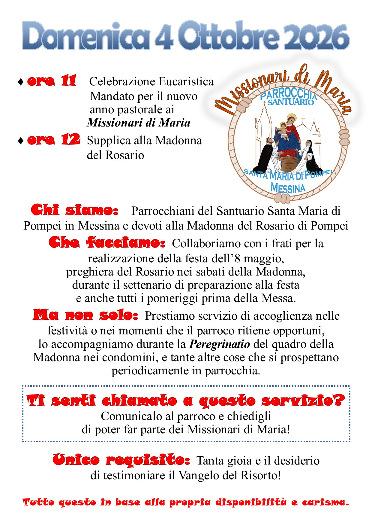 Supplica alla Madonna del Rosario